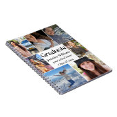 Absolvent 7 Fotos Collage 2025 Abschluss Notizblock (Rechte Seite)