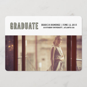 Absolvent Ankündigung