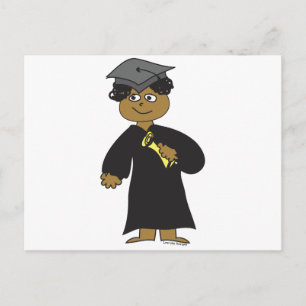 Absolvent Ankündigungspostkarte