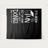 Absolvent | Been Glad's Done Background Wandteppich (Vorderseite (Horizontal))