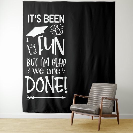 Absolvent | Been Glad's Done Background Wandteppich (Beispiel)