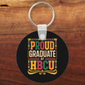Absolvent bei Hbcu Juneteenth Schule Historisches  Schlüsselanhänger (Vorderseite)