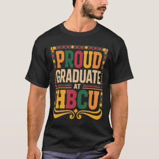 Absolvent Bei Hbcu Juneteenth Schule Historisches T-Shirt