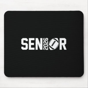 Absolvent Cl of 2026 Senior Football Player Gradua Mousepad