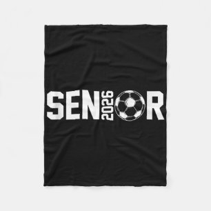 Absolvent Cl of 2026 Senior Soccer Player Graduati Fleecedecke