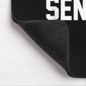 Absolvent Cl of 2026 Senior Soccer Player Graduati Mousepad (Ecke)