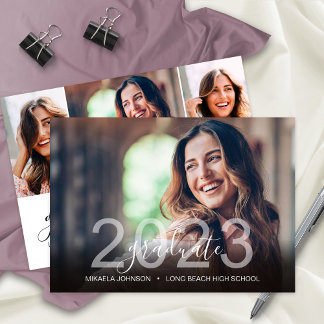 Absolvent der Hochschule 2023 4 Fotos Party Ankündigung