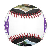 Absolvent der Hochschule für Baseballspieler Baseball (Rückseite)