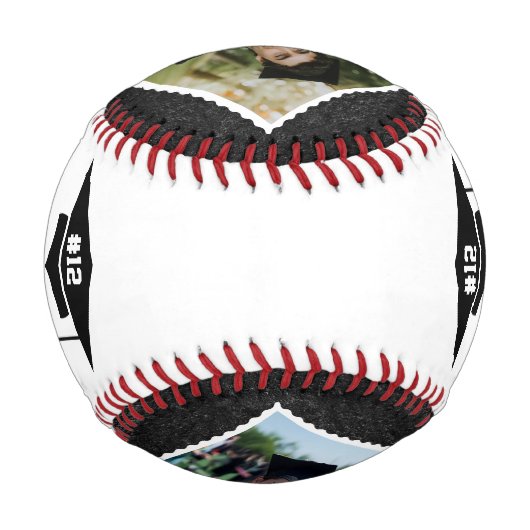 Absolvent der Hochschule für Baseballspieler Baseball (Rückseite)