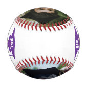 Absolvent der Hochschule für Baseballspieler Baseball (Rückseite)