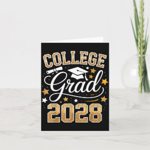Absolvent der Klasse 2028 Senior Karte