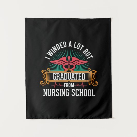 Absolvent der Krankenpflegerschule Wandteppich (Vorderseite)