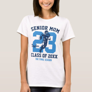 Absolvent der Senior-Fußball-Mutter Custom Sports T-Shirt