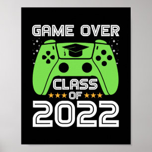 Absolvent der Vintage-Spieler, Spiel vorbei, Absch Poster