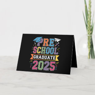 Absolvent der Vorschule 2025 Abschluss Vorschule Dankeskarte