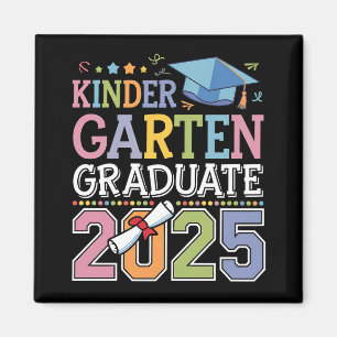 Absolvent des Kindergartens 2025 Abschluss Schule Magnet