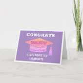 Absolvent des Kindergartens Gratulation Karte (Vorderseite)