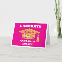 Absolvent des Kindergartens Gratulation Karte