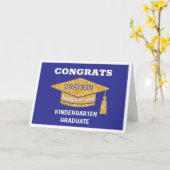 Absolvent des Kindergartens Gratulation Karte (Gelbe Blume)