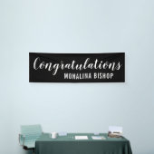 Absolvent des Schwarz-| der Glückwunsch-| Banner (Messeveranstaltung)