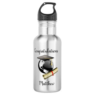 Absolvent Edelstahlflasche