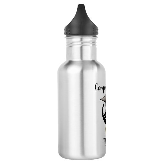 Absolvent Edelstahlflasche (Links)