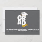 Absolvent Einladung (Rückseite)