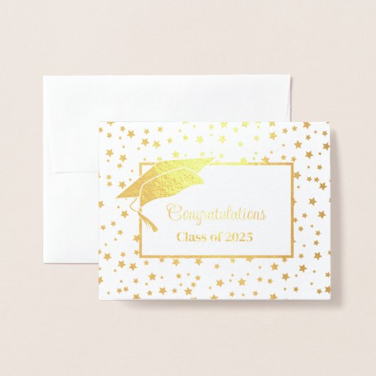 Absolvent Folienkarte (Vorderseite mit Umschlag)