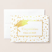 Absolvent Folienkarte (Vorderseite mit Umschlag)