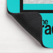 Absolvent-Foto ~ U wählen Farbebackground~! Mousepad (Ecke)