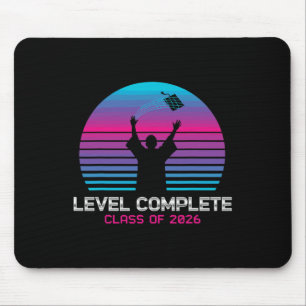 Absolvent Gamer Level Complete 2026 Abschluss Stud Mousepad