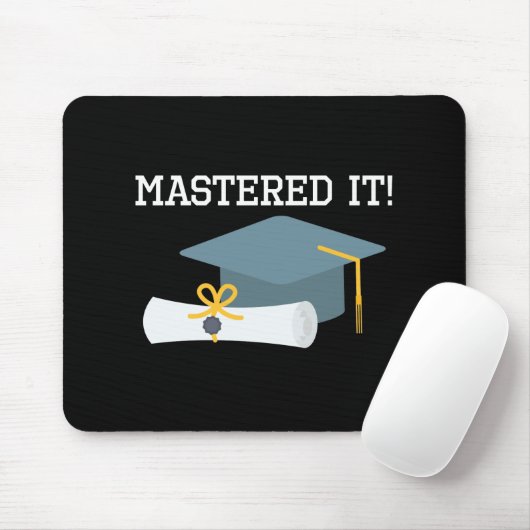 Absolvent-Geschenk Haupt   grad-Abschluss MBA MSW Mousepad (Mit Mouse)