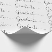 Absolvent Geschenkpapier (Ecke)