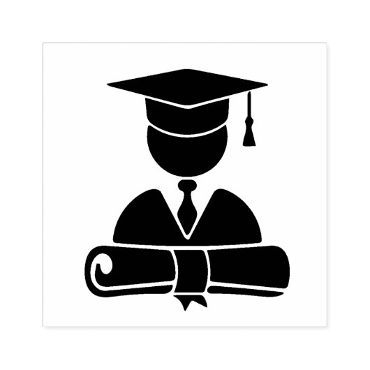 Absolvent Gummistempel (Prägung)