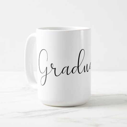 Absolvent Kaffeetasse (Vorderseite Links)