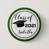 Absolvent - Klasse 20XX - Personalisieren Button (Vorderseite)
