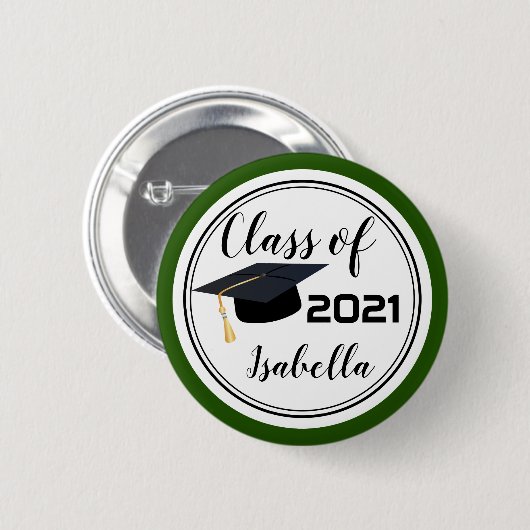 Absolvent - Klasse 20XX - Personalisieren Button (Vorne & Hinten)