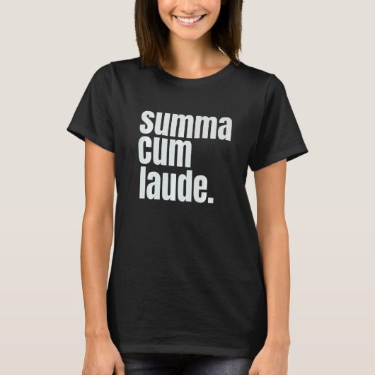 Absolvent mit Auszeichnung T-Shirt (Vorderseite)