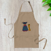 Absolvent mit Diplom-Schürze Schürze