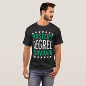 Absolvent mit Master-Abschluss Master-Abschluss Ju T-Shirt (Vorne ganz)