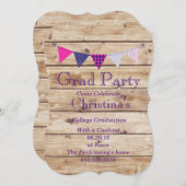 Absolvent-Party Einladungen (Vorne/Hinten)