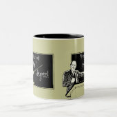 Absolvent-Schule Zweifarbige Tasse (Mittel)