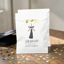 Absolvent schwarze Fliege Quaste Abschlussfeier Geschenktütchen
