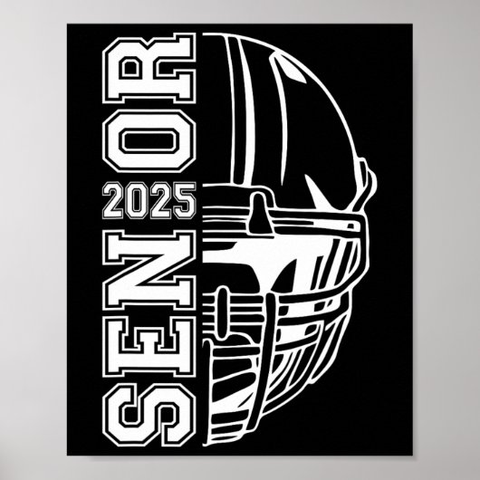 Absolvent Senior CL of 2025 Abschluss American Foo Poster (Vorne)