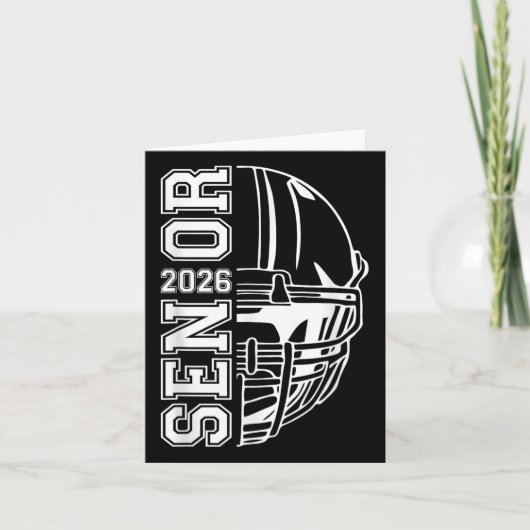 Absolvent Senior CL of 2026 Abschluss American Foo Karte (Vorderseite)