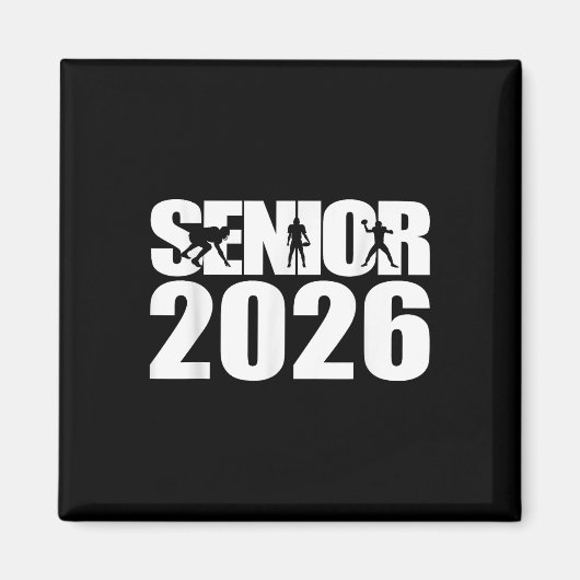 Absolvent Senior CL of 2026 Abschluss American Foo Magnet (Vorne)