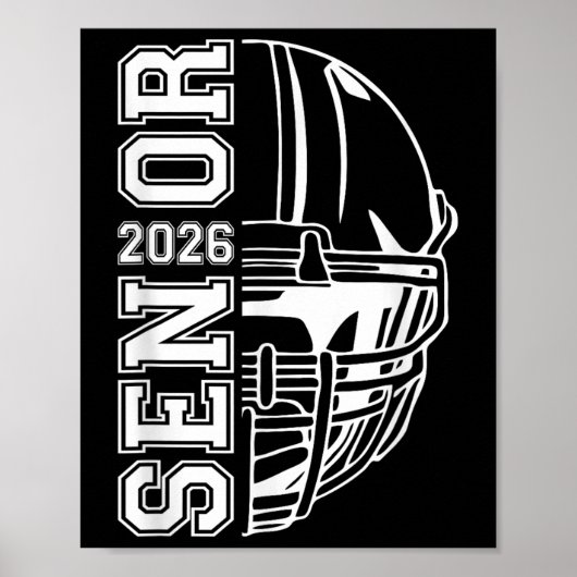 Absolvent Senior CL of 2026 Abschluss American Foo Poster (Vorne)