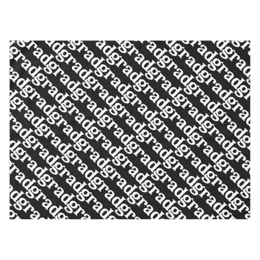 Absolvent Tischdecke (Vorderseite (Horizontal))