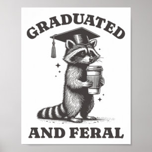 Absolvent Und Verwilderter Waschbär Cl Von 2025 Vi Poster