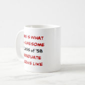 Absolvent von '58 kaffeetasse (Vorderseite Links)
